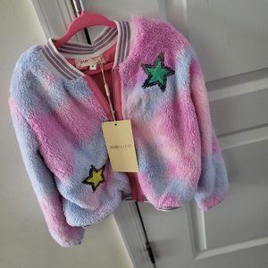 Beautiful Tye Dye Fluff Jacket - NEW!